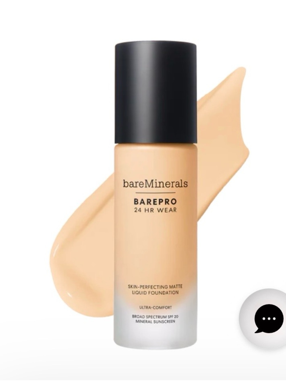 bareMinerals BAREPRO Matte Liquid Foundation — fair 15 warm